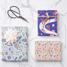 kerstpatroon met cavia's van 3