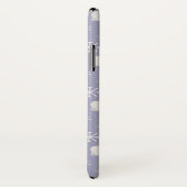 Kerstpatroon met polaire beren en sneeuwvlokken Case-Mate iPhone case (Achterkant / rechts)