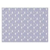 Kerstpatroon met polaire beren en sneeuwvlokken tafelkleed (Voorkant (Horizontaal))