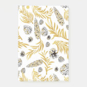 kerstpatroon, pijnsneeuw 5 post-it® notes (Voorkant)