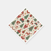 Kerstpatroon Servetten (Hoek)