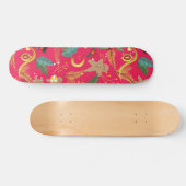kerstpatroon skateboard (Horizontaal)