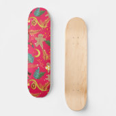kerstpatroon skateboard (Voorkant)