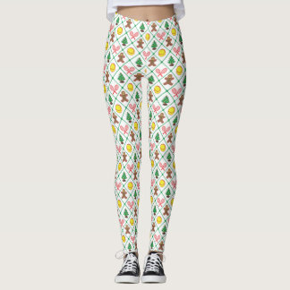 kerstpatroon Tennis Leggings