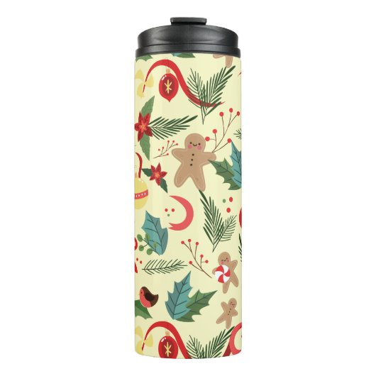 kerstpatroon thermosbeker (Voorkant)