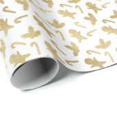 kerstpatroon van ontbijtkoek en nog veel meer cadeaupapier (Rol Hoek)