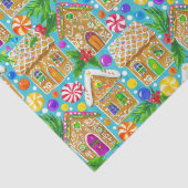 kerstpatroon voor ontbijtkoek tissuepapier (Detail)