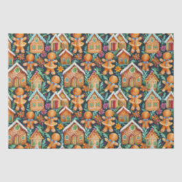 kerstpatroon voor ontbijtkoek tissuepapier