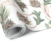 kerstpatroon waterverf cadeaupapier (Rol Hoek)