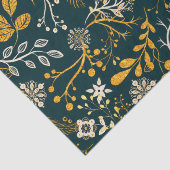 Kerstpatroongoud en wit tissuepapier (Detail)