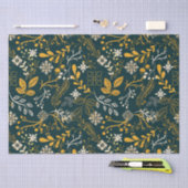 Kerstpatroongoud en wit tissuepapier (Craft)