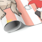 kerstpatroonpatroon cadeaupapier (Rol Hoek)