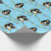 kerstpatroonpatroon cadeaupapier (Hoek)