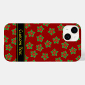 kerstpatroonpatroon Case-Mate iPhone case (Achterkant (horizontaal))