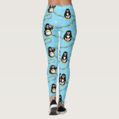 kerstpatroonpatroon leggings (Achterkant)