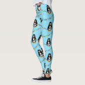 kerstpatroonpatroon leggings (Links)