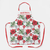 kerstpatroonpatroon schort (Voorkant)