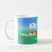kerstpeddel koffiemok (Links)