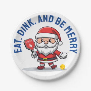 🎅 kerstpekelaar papieren bordje
