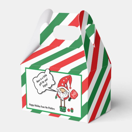 Kerstpekeldwergen, aangepaste tekst bedankdoosjes (Achterkant)