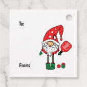 Kerstpekeltje Bedankjes Labels (Achterkant)