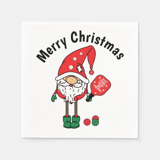 Kerstpekeltje Servet (Voorkant)