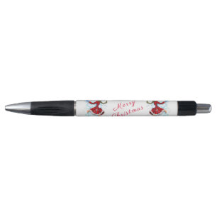 kerstpen Gift Snowman en Girl Dance Pen