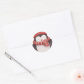 Kerstpenguin Sticker (Envelop)