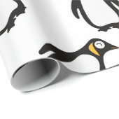 KerstPenquin Cadeaupapier (Rol Hoek)