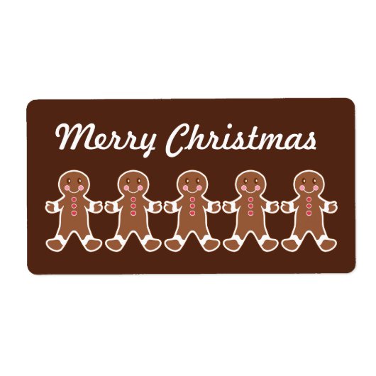 Kerstpeperkoek Labels (Voorkant)