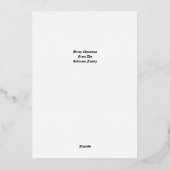  kerstperiode 1909 folie feestdagenkaart (Achterkant)