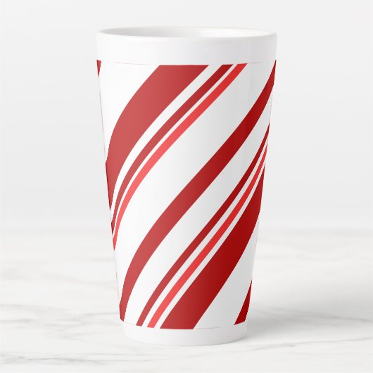 Kerstpermint Mok met grote latte (Voorkant)