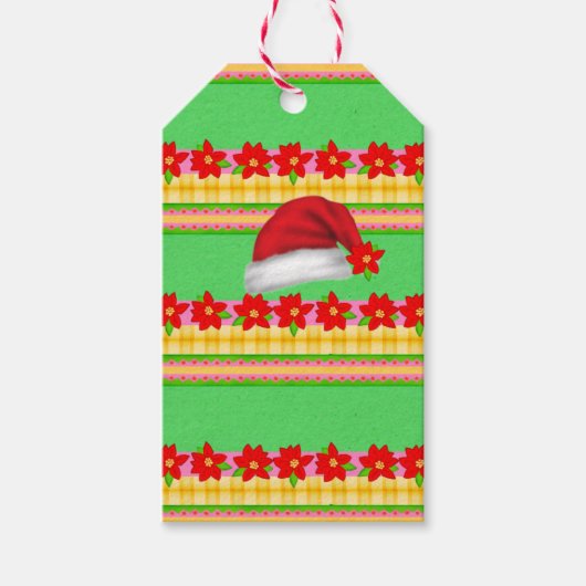 kerstPet Groene cadeautjes Labels Cadeaulabel (Voorkant)