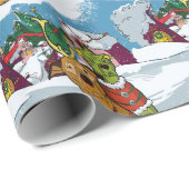 kerstpibbles cadeaupapier (Rol Hoek)