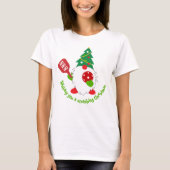 🎅 kerstpickleball T-Shirt (Voorkant)