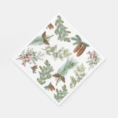 kerstpijnbomen met naaldbeschermer servet (Hoek)