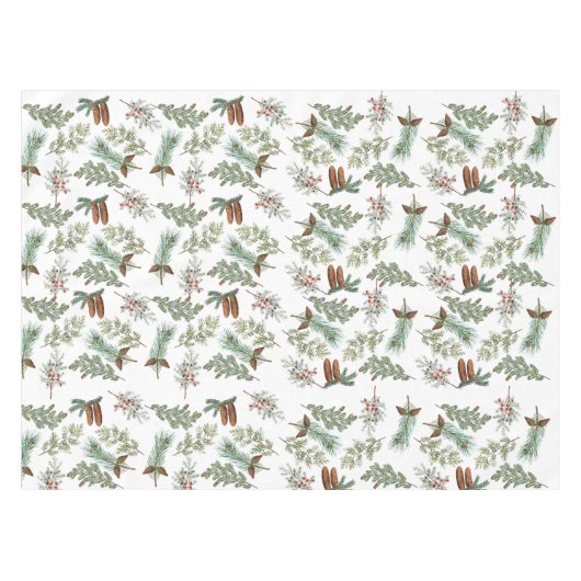 kerstpijnbomen met naaldbeschermer tafelkleed (Voorkant (Horizontaal))