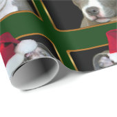 kerstpincelpuppy cadeaupapier (Rol Hoek)