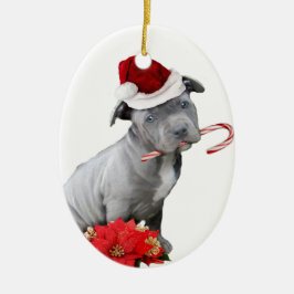 kerstpincet keramisch ornament
