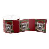 Kerstpincl-puppy 3-inch Grosgrain Lint (Spoel)