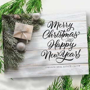 kerstpine-boom Merry-kerstgroet Briefkaart