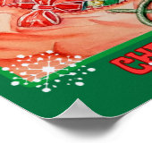 KERSTPINGOËN NEEMT NOTITIES EN CONTROLEERT HEM TWE POSTER (Hoek)