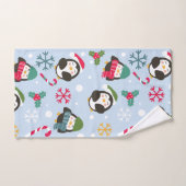 Kerstpinguïn Bad Handdoek (Handdoek)