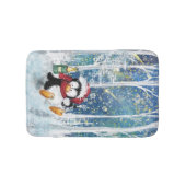 Kerstpinguïn badmat (Voorkant)