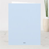 Kerstpinguïn Kaart (Achterkant)