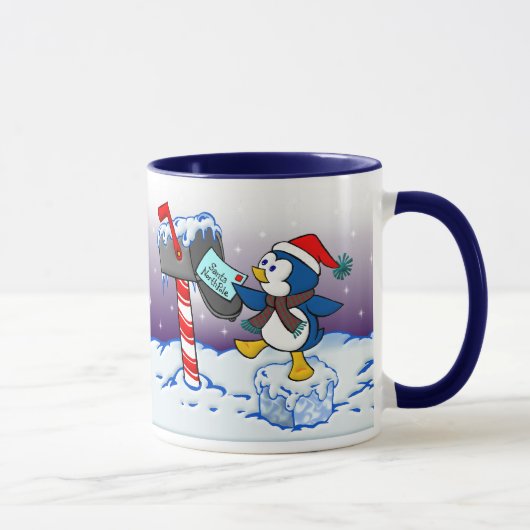 Kerstpinguïn Mok (Rechts)