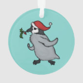 Kerstpinguïn Ornament (achterkant)
