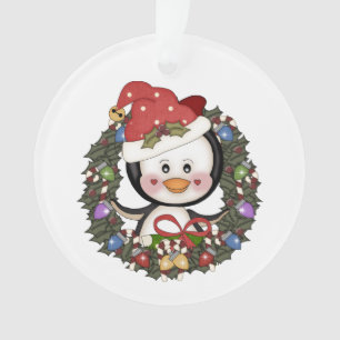 Kerstpinguïn Ornament