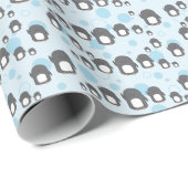 kerstpinguïn-papier cadeaupapier (Rol Hoek)