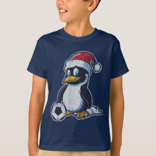 Kerstpinguïn Soccer T-shirt